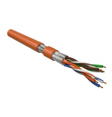 Кабель витая пара Hyperline UFTP4-C6-P26-IN-LSZH-OR-500