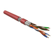 Кабель витая пара Hyperline UFTP4-C6-P26-IN-LSZH-RD-500