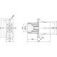 Оптический проходной адаптер SC-SC MM simplex Hyperline FA-P11Z-SC/SC-N/BK-BG