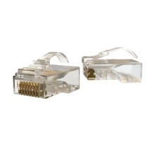 Разъем легкой оконцовки RJ-45 (8P8C) (100 шт.) Hyperline PLEZ-8P8C-UA-C6-100
