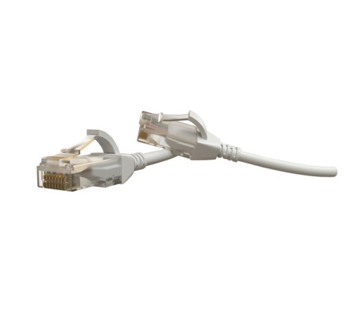 Патч-корд Hyperline PC-LPT-UTP-RJ45-RJ45-C6-1M-LSZH-WH