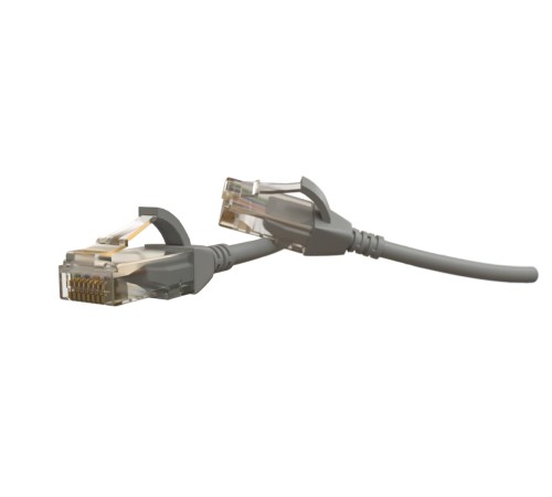 Патч-корд Hyperline PC-LPT-UTP-RJ45-RJ45-C6-3M-LSZH-GY