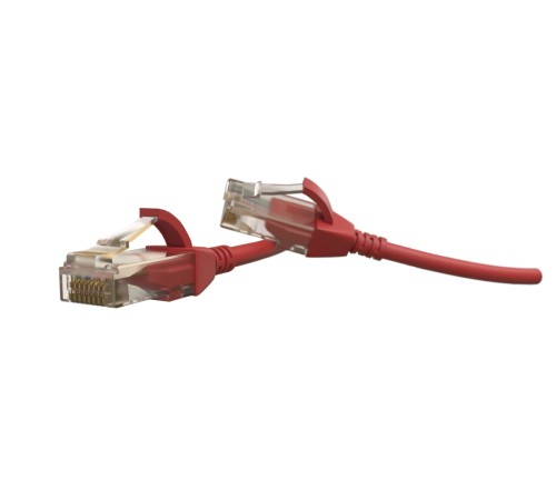 Патч-корд Hyperline PC-LPT-UTP-RJ45-RJ45-C6-3M-LSZH-RD