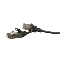Патч-корд Hyperline PC-LPT-SFTP-RJ45-RJ45-C6-1M-LSZH-BK