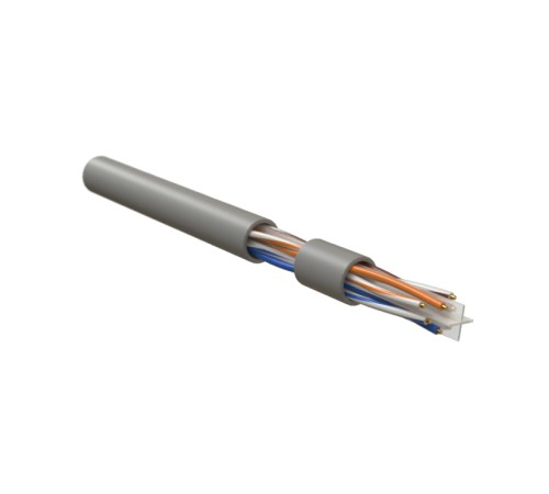 Кабель для сетей Industrial Ethernet Hyperline IUUTP4-C6-S23/1-FRPVC-GY