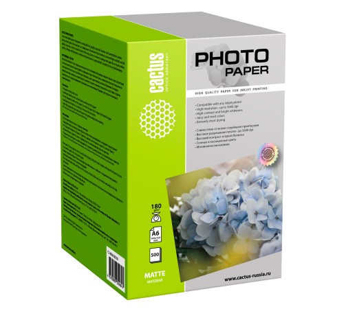 Фотобумага Cactus CS-MA6180500