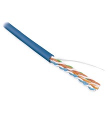 Кабель витая пара Hyperline UUTP4-C5E-S24-IN-PVC-BL-100