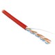 Кабель витая пара Hyperline UUTP4-C5E-S24-IN-PVC-RD-100