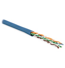 Кабель витая пара Hyperline UUTP4-C5E-P24-IN-LSZH-BL-305