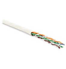 Кабель витая пара Hyperline UUTP4-C5E-P24-IN-LSZH-WH-305