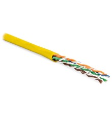 Кабель витая пара Hyperline UUTP4-C5E-P24-IN-LSZH-YL-305