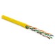 Кабель витая пара Hyperline UUTP4-C5E-P24-IN-LSZH-YL-305