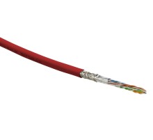 Кабель витая пара Hyperline SFUTP4-C5E-S24-IN-LSZH-RD-305