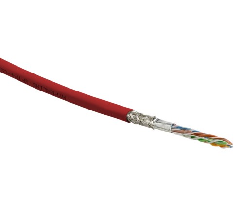 Кабель витая пара Hyperline SFUTP4-C5E-S24-IN-LSZH-RD-305