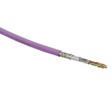 Кабель витая пара Hyperline SFUTP4-C5E-S24-IN-LSZH-PK-305