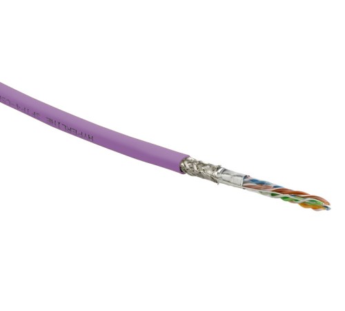 Кабель витая пара Hyperline SFUTP4-C5E-S24-IN-LSZH-PK-305