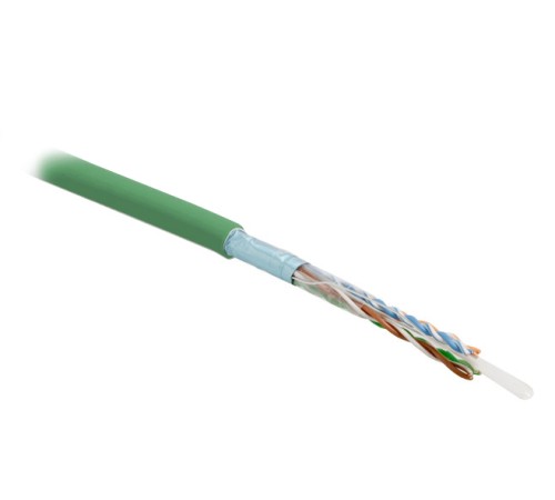Кабель витая пара Hyperline FUTP4-C5E-S24-IN-PVC-GN-305