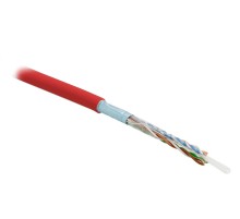Кабель витая пара Hyperline FUTP4-C5E-S24-IN-PVC-RD-305