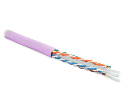 Кабель витая пара Hyperline UUTP4-C6-S23-IN-LSZH-PK-305