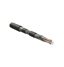 Кабель для сетей Industrial Ethernet Hyperline IFUTP4-C6-S23/1-ARM/W-LSZH/NY-BK