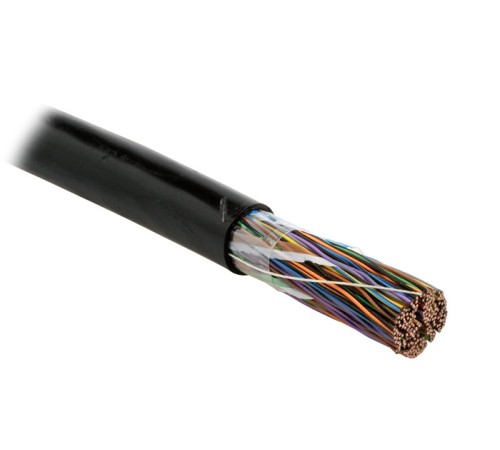 Кабель витая пара Hyperline UUTP100-C3-S24-OUT-PE-BK