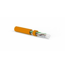 Кабель витая пара Hyperline UUTP4-C6A-S23-IN-LSZH-OR-500