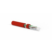 Кабель витая пара Hyperline UUTP4-C6A-S23-IN-LSZH-RD-500