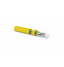 Кабель витая пара Hyperline UUTP4-C6A-S23-IN-LSZH-YL-500