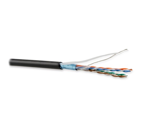Кабель витая пара Hyperline FUTP4-C5E-P26-IN-PVC-GY-100