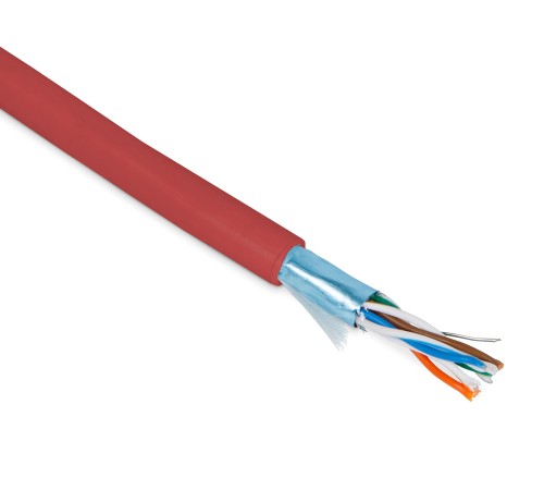 Кабель витая пара Hyperline FUTP4-C5E-P26-IN-PVC-RD-305