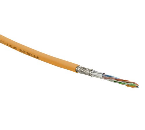 Кабель витая пара Hyperline SFUTP4-C5E-S24-IN-PVC-OR-305