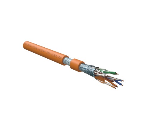 Кабель витая пара Hyperline FUTP4-C5E-S24-IN-LSLTX-OR-305