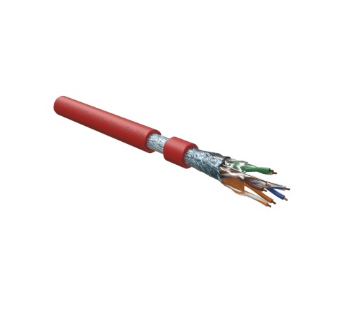 Кабель витая пара Hyperline FUTP4-C5E-S24-IN-LSLTX-RD-305