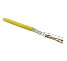 Кабель витая пара Hyperline SFUTP4-C6-P26-IN-LSZH-YL-500