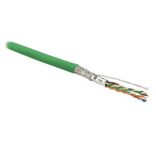 Кабель витая пара Hyperline SFUTP4-C6-P26-IN-LSZH-GN-500