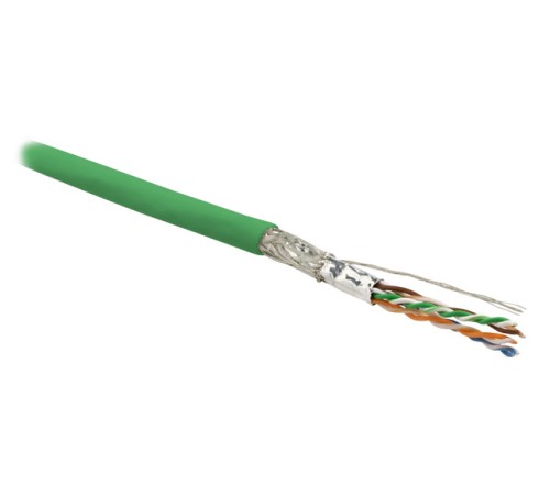 Кабель витая пара Hyperline SFUTP4-C6-P26-IN-LSZH-GN-500