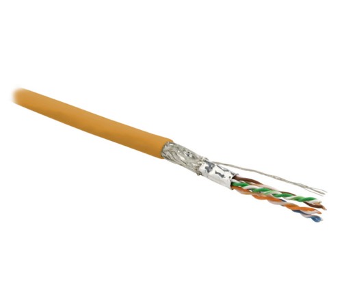 Кабель витая пара Hyperline SFUTP4-C6-P26-IN-LSZH-OR-500