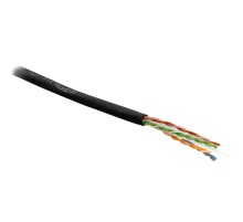 Кабель витая пара Hyperline UUTP4-C6-S23-IN-PVC-BK-305