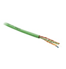 Кабель витая пара Hyperline UUTP4-C6-S23-IN-PVC-GN-305