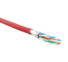 Кабель витая пара Hyperline UFTP4-C6-S23-IN-LSZH-RD-500