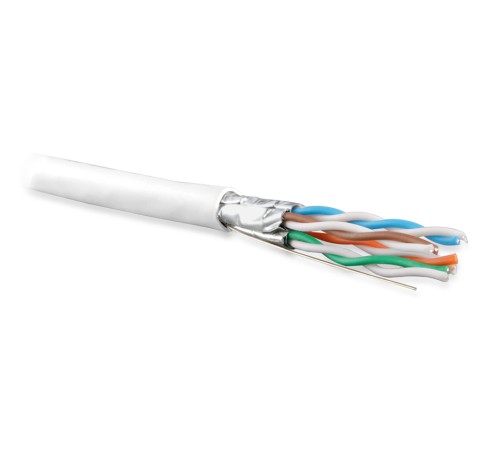 Кабель витая пара Hyperline UFTP4-C6A-S23-IN-LSZH-WH-500