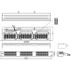 Патч-панель Hyperline PPHD-19-48-8P8C-C6-SH-110D