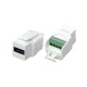 Вставка формата Keystone Jack USB 2.0 (Type A) под винт ROHS белая Hyperline KJ1-USB-A2-SCRW-WH