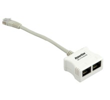 Разветвитель RJ-45 4Pr.T568A/T568B -> 2 x 2Pr.10BASE-T Hyperline SPL-YT4-E2-E2