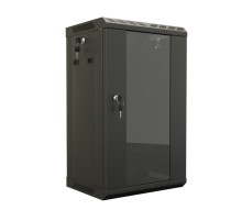 Шкаф настенный 10'' Hyperline TDB-12U-GP-RAL9004