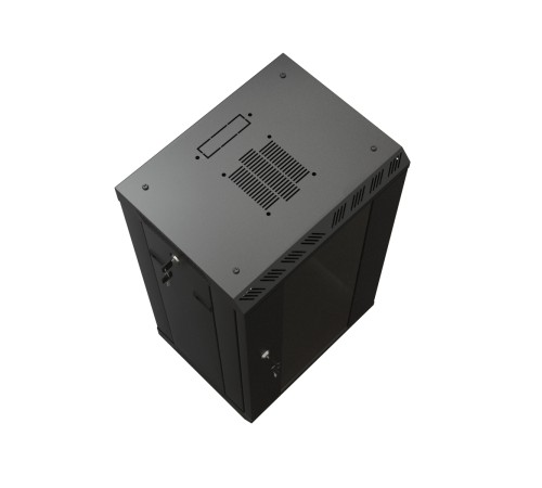 Шкаф настенный 10'' Hyperline TDB-6U-GP-RAL9004