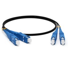 Патч-корд волоконно-оптический (шнур) Hyperline FC-D2-9-SC/UR-SC/UR-H-1M-LSZH-BK