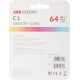 Флеш карта microSDXC 64GB Hikvision HS-TF-C1(STD)/64G/Adapter