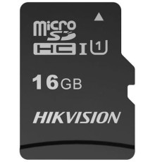 Флеш карта microSDHC 16GB Hikvision HS-TF-C1(STD)/16G/ZAZ01X00/OD