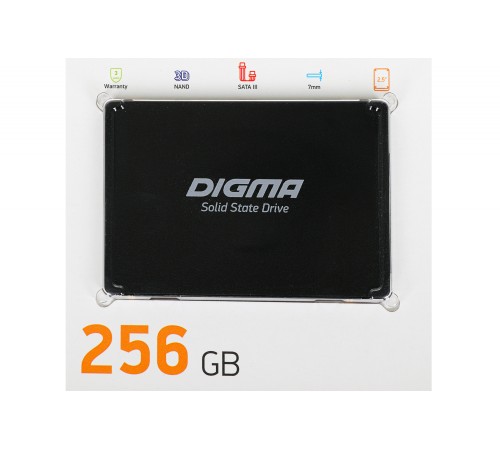 Накопитель SSD Digma SATA-III 256GB DGSR2256GP13T